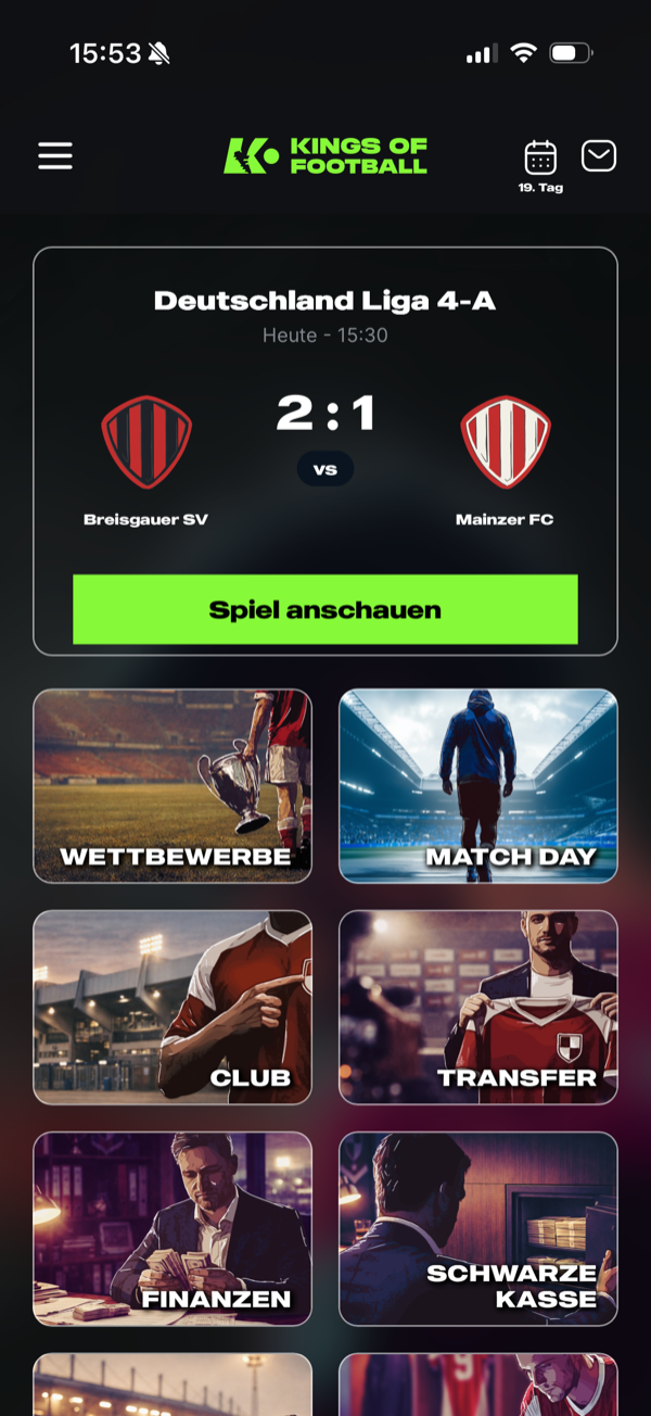 Kings of Football – Screenshot 1